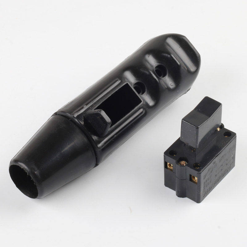 400钢材型材切割机配件开关手柄三相把手带柄 220/380v手把带开关