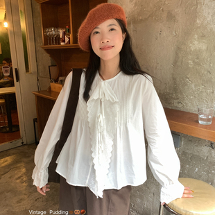 pudding布丁家-新法式少女感致力打造优雅又舒适的穿搭~小衫1267