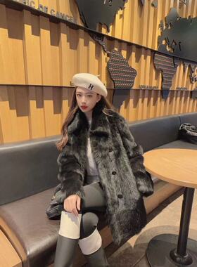 【WK】“直毛顽童”西班牙进口直毛托斯卡纳羊皮毛一体外套 K0020