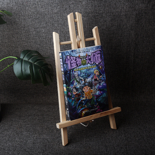 木质书本展示架A4书籍立式陈列架桌面iPad架展会展架画架A3书托