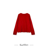 妙妙推荐 百分百纯羊毛套头拉毛毛衣女高端软糯洋气百搭针织衫