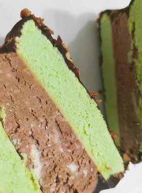 抹茶巧克力摩卡乳酪蛋白堡巧克力派无淀粉胚子低碳生酮100克