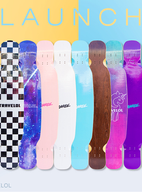 TRAVELOL长板香港滑板成人男女生dancing平花板刷街初学者滑板