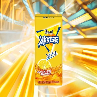 康师傅冰红茶利乐包柠檬味茶饮料