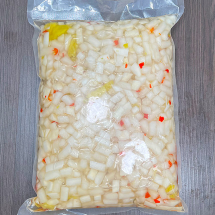 （5斤装）泡椒萝卜丁酸甜小菜脆辣香辣萝卜菜即食下饭菜腌菜