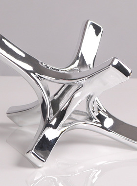 北欧几何六角树脂摆件家居饰品现代简约样板间售楼部客厅书房玄关