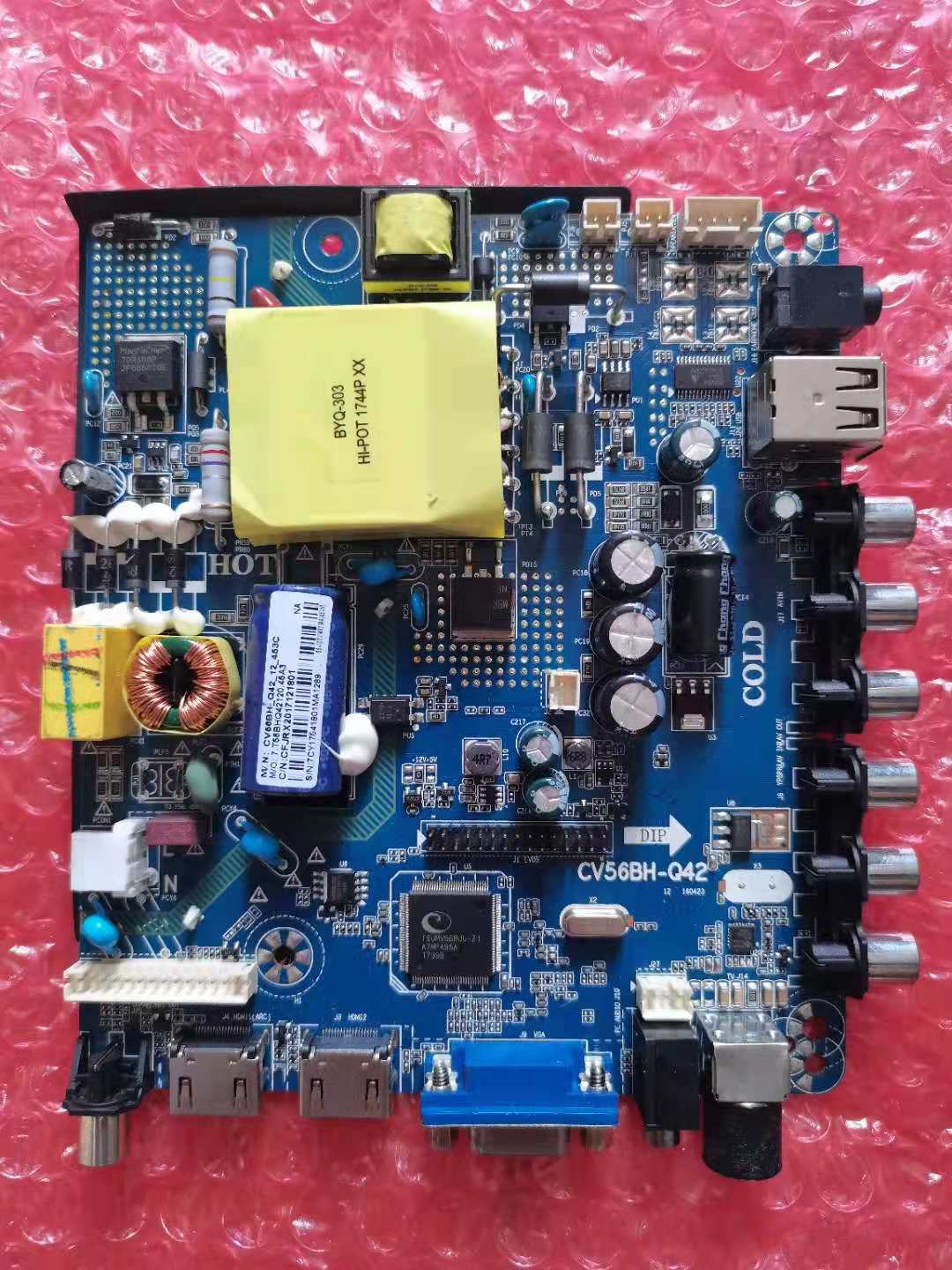 9新cv56xh-u42 cv56bh-q42组装机三合一杂牌液晶电视主板万能通用