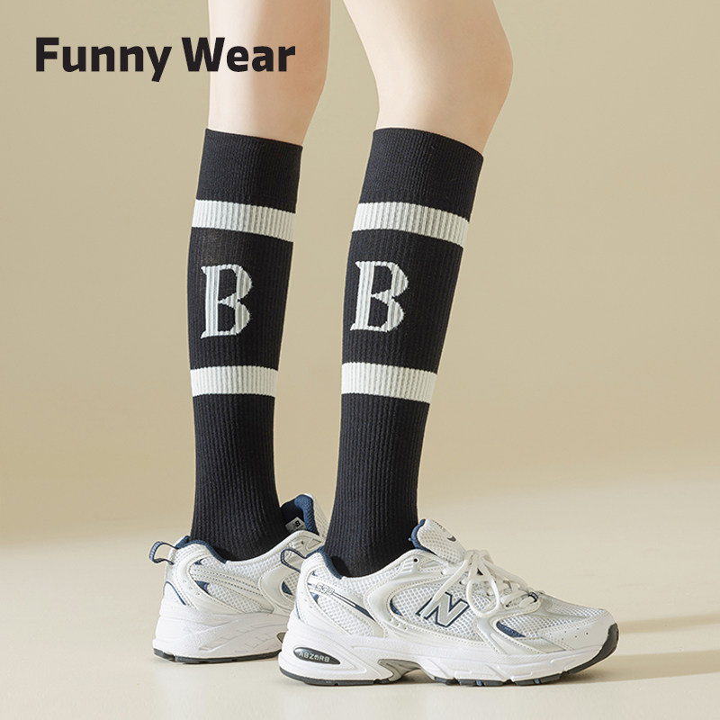 小腿袜女春夏微压力显瘦运动风及膝袜瑜伽健身外穿跑步半筒长袜子,女士内衣/男士内衣/家居服,长筒袜,淘宝优惠券,粉丝福利购,淘宝优惠卷