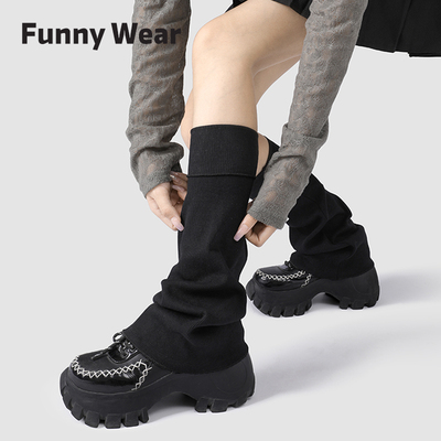 袜套女日系jk腿套亚文化堆堆袜