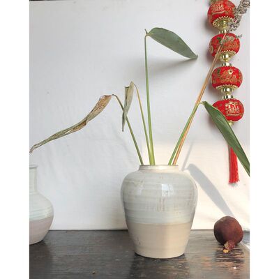 出口美国原单重工手拉坯陶瓷花瓶摆件水培花器软装空间陈设侘寂
