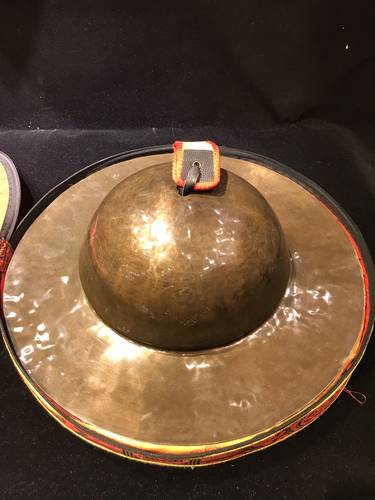 智悲佛缘 尼泊尔铜钹密宗法器大镲 小镲铜镲铜铙 铙钹直径46厘米