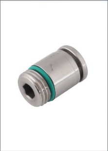 不锈钢直通G螺纹接头 BPOC8 BPOC6 BPOC4-M5 M6 01 02 03 04 304