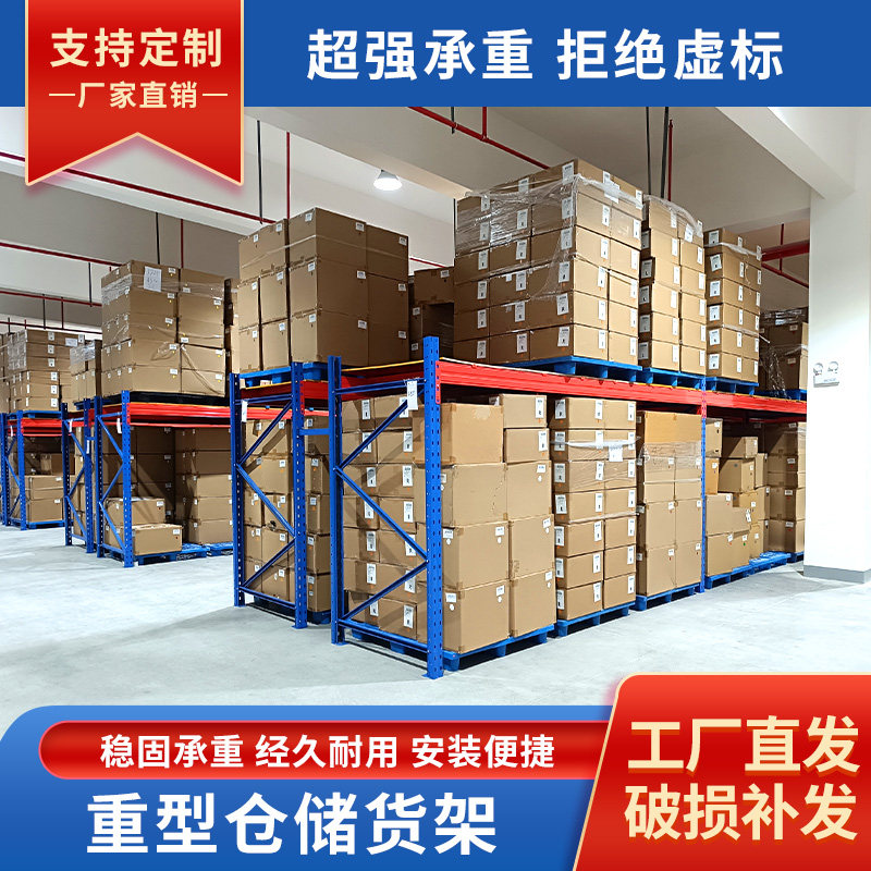 仓储货架置物架落地多层储物架超市家用货物仓库重型收纳快递架子