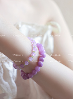 YOUJUclub紫梦花园~撞色复古仙女