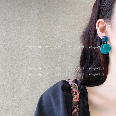 蔚蓝梦境韩国显白港风个性耳夹