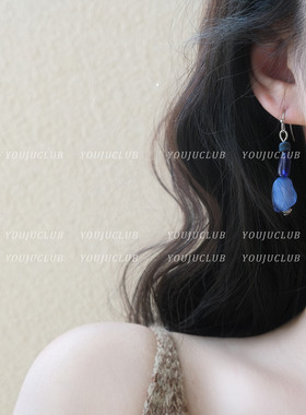 YOUJUclub烟雨南下~复古串珠耳饰