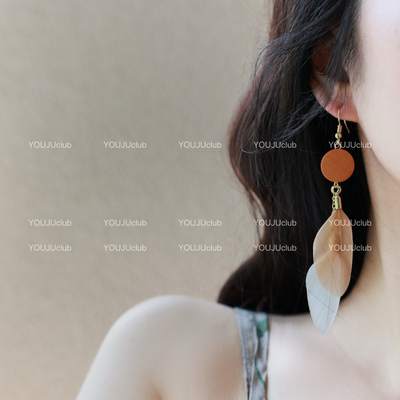 YOUJUclub-追寻风~卡其色木质女