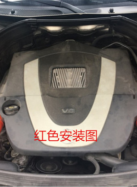 奔驰M272 GLK300 GLK350 改装硅胶进气管  汽车耐高温高压耐老化