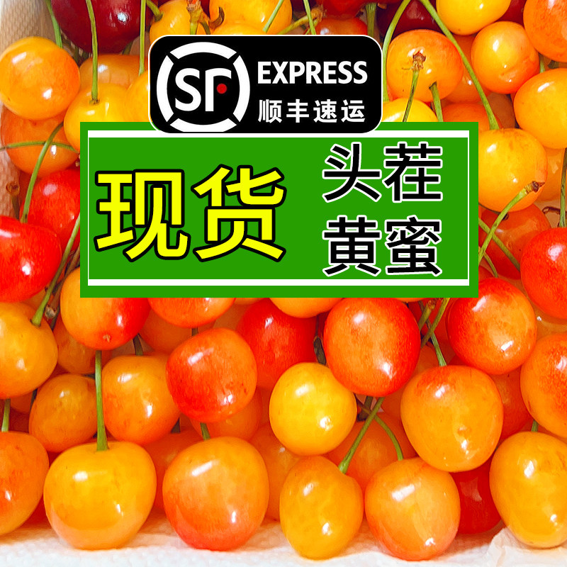 正宗黄蜜水晶大樱桃山东当季烟台樱桃5新鲜小孕妇水果车厘子现摘
