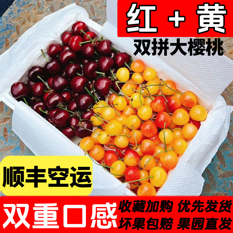 黄蜜樱桃和红樱桃双重口感体验