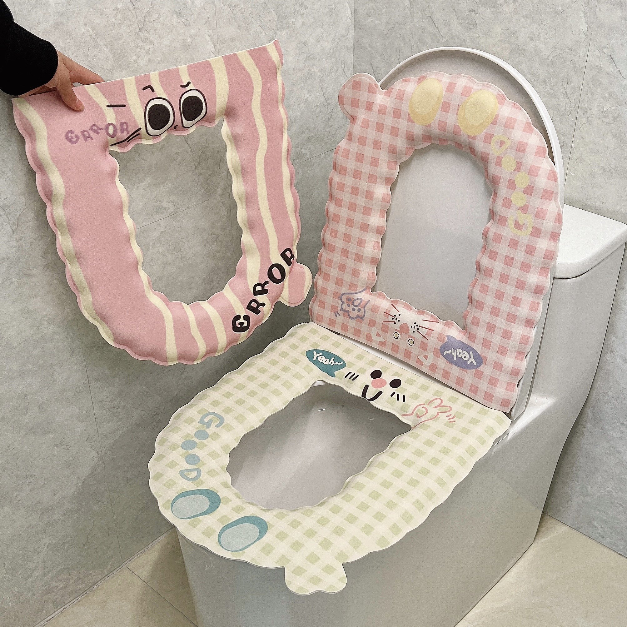 防水马桶垫EVA可水洗四季通用厕所坐便套家用可粘贴式马桶座圈女,家庭/个人清洁工具,马桶套/马桶座圈,淘宝优惠券,粉丝福利购,淘宝优惠卷