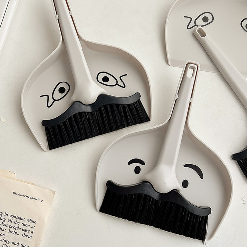 迷你桌面小扫把簸箕套装扫床窗台