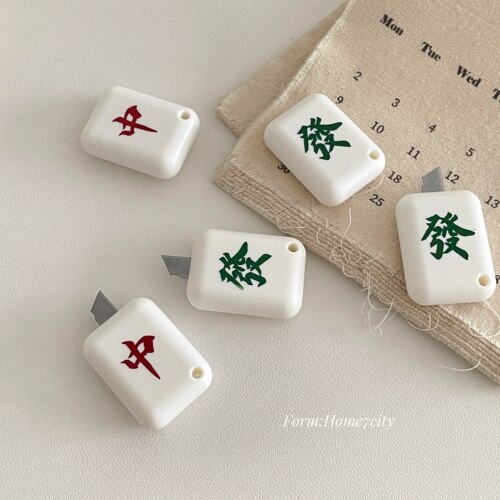 手账迷你拆快递开箱利器型麻将