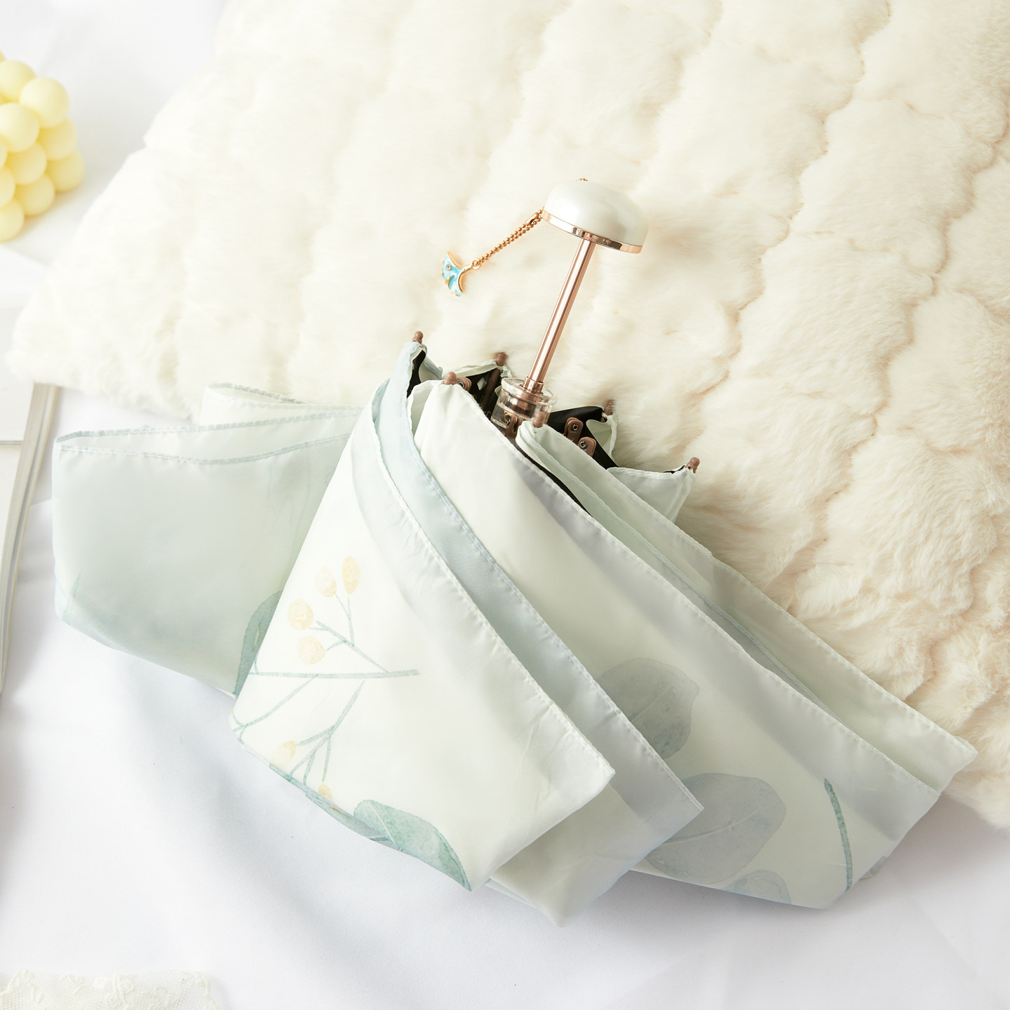 高颜值超轻迷你轻便双层太阳伞女防晒防紫外线蕾丝黑胶小巧遮阳伞