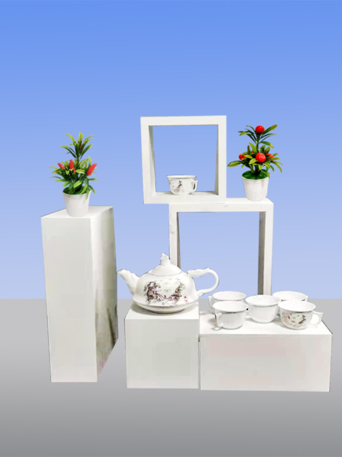 淘影恋展会展示地台底座