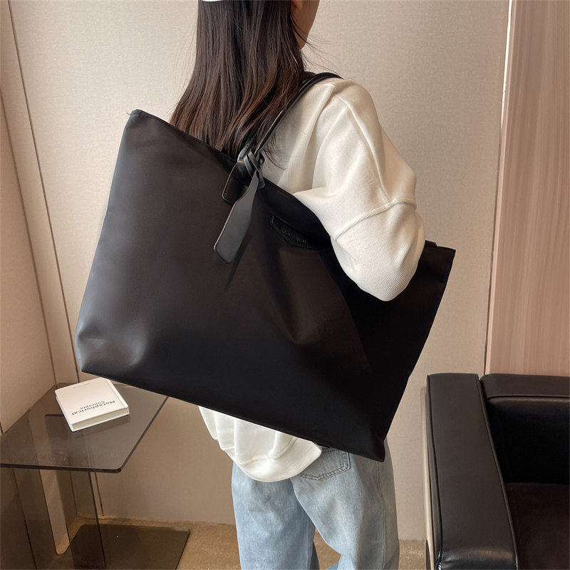 女士电脑手提包时尚韩版通勤托特包行李袋女外出便携大容量旅行包