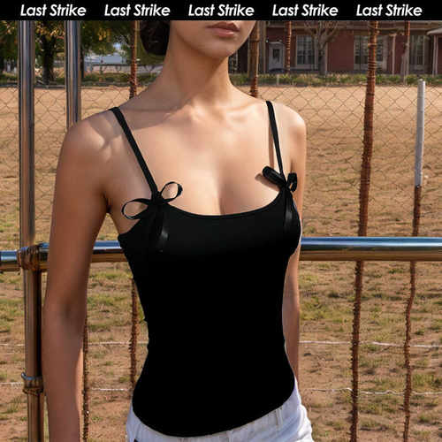 小众LastStrike性感纯色休闲上衣