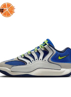 Nike耐克 KD 18 防滑耐磨 低帮 篮球鞋 男款 白蓝色