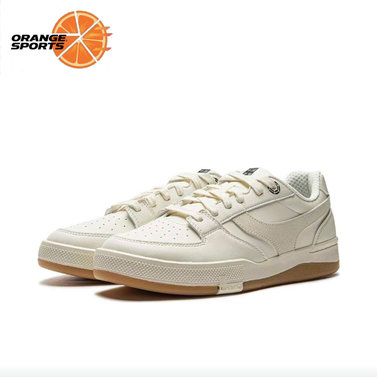 LiNing李宁 征荣 92S 舒适防滑耐磨 低帮板鞋 男款 米色