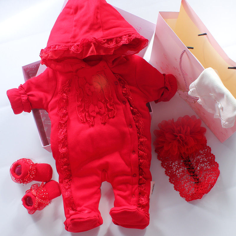 宝宝连体衣秋冬加厚夹棉衣包脚0-1岁新生婴儿满月百天爬服公主服,童装/婴儿装/亲子装,连身衣/爬服/哈衣,淘宝优惠券,粉丝福利购,淘宝优惠卷