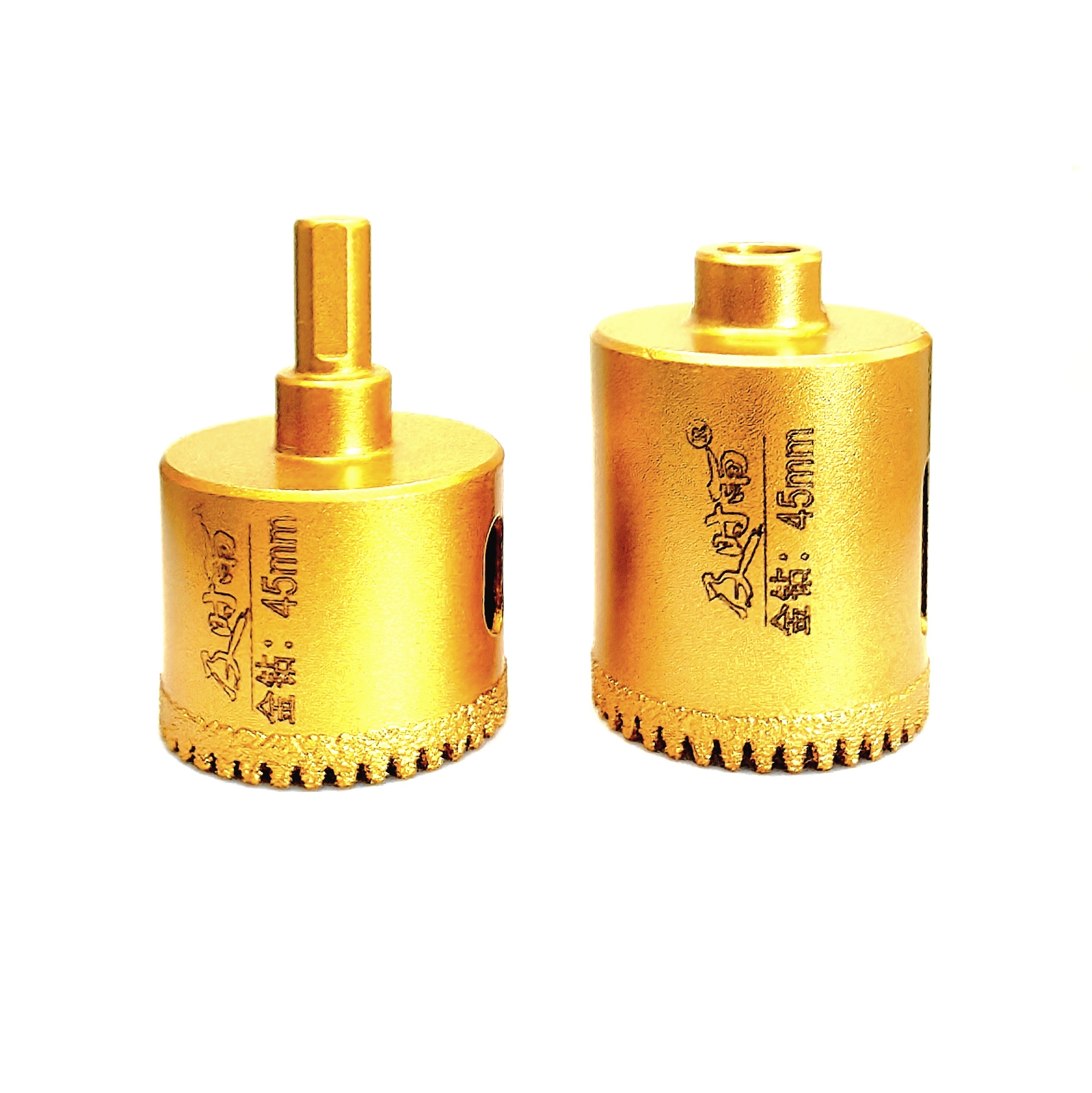 及时雨瓷砖大理石开孔器钎焊锯齿干钻钻头石英石花岗岩干切打孔器