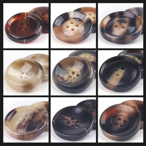 百搭扣子女上衣风衣羊绒黑色