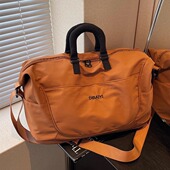 大容量时尚 短途旅行包女手提出差轻便行李袋男扩容斜挎运动健身包