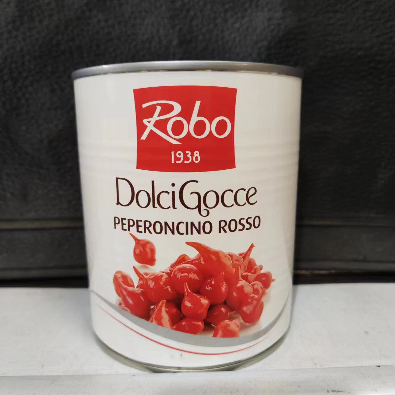 意大利进口阿米可水滴形红辣椒罐头迷你红辣椒西餐披萨配菜用793g