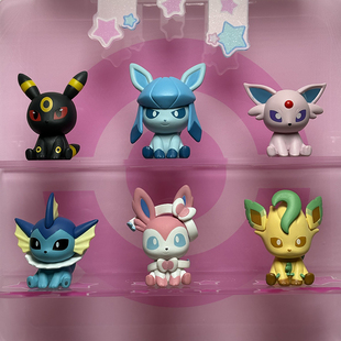 正版小小奇遇系列第二弹伊布家族仙子伊布手办公仔可爱萌摆件