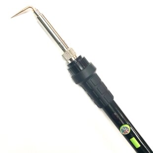 新款手工烫花特尖弯头电烙铁调温绣花烫花剪纱烫花边镂空剪蕾丝边