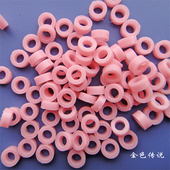 粉红 塑料圈 模型轴套 塑料垫片 80只 模型材料 3mm塑料轴套