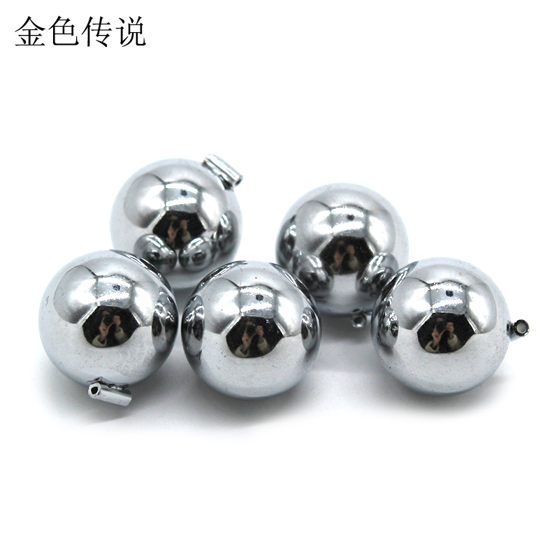 带孔钢球15.87mm手工科技制作DIY自制牛顿摆撞球科学实验模型配件