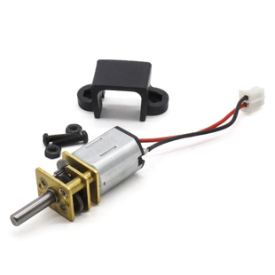 微型直流小马达金属齿轮小型大扭力套装 N20减速电机 送电机座