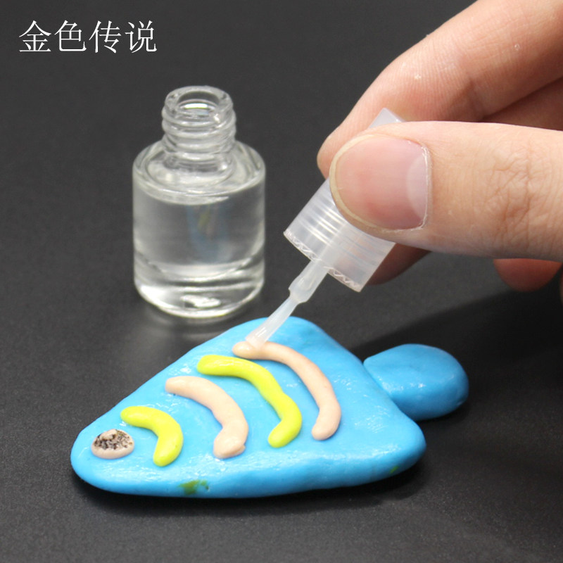 软陶泥上光油 粘土作品泥塑制作亮光油 DIY配件 软陶泥透明保护漆