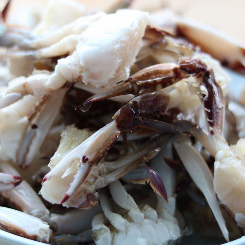 出口品质冷冻切蟹梭子蟹块花蟹新鲜海蟹香辣蟹韩式辣拌食材非大闸