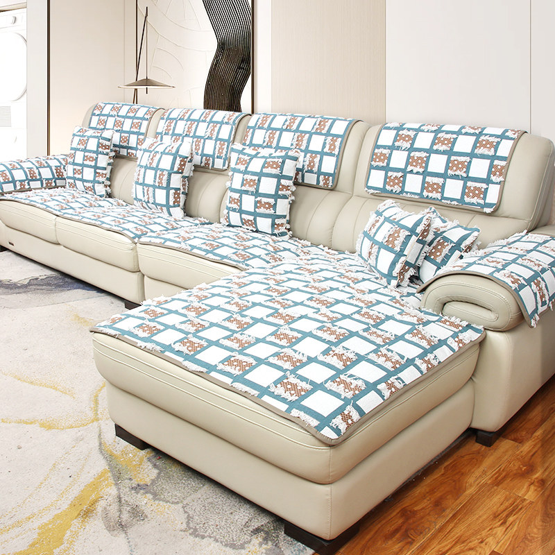 皮沙发垫防滑专用坐垫四季通用三座一贵妃沙发套罩盖巾2024新款,居家布艺,沙发垫,淘宝优惠券,粉丝福利购,淘宝优惠卷