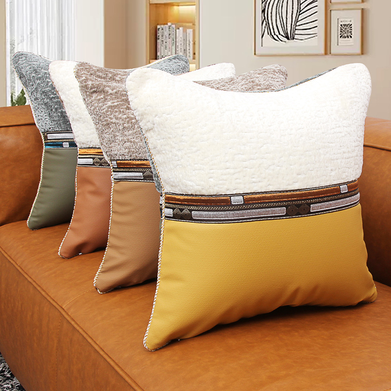 罗迪妮PP棉客厅四川成都抱枕拼色