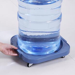 饮水机桶装水底座托架煤气平托盘移动瓦斯瓶固定架带轮液化气厨房