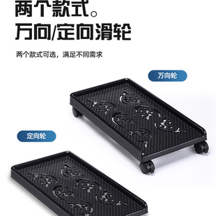 办公桌面可移动台式机电脑托架托盘底座散热多功能机箱主机架子