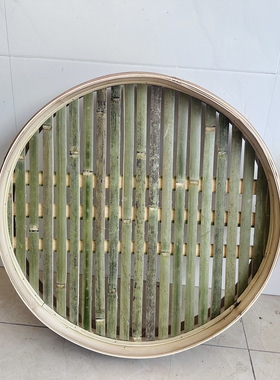 60cm蒸笼商用家用竹制笼屉大号竹家用笼屉大蒸包子馒头竹子屉